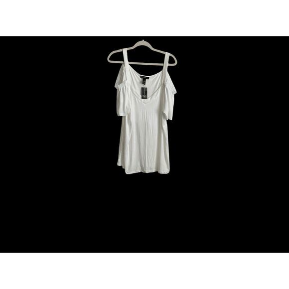 INC INTERNATIONAL CONCEPTS Woman’s White Cold Shoulder Rayon Blouse Size XL NWT - Picture 6 of 9